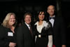 (l. to. r.) Musical America publisher Stephanie Challener, Commonwealth Business Media President Alan Glass, Musician of the Year Anna Netrebko, MA editor Sedgwick Clark.
