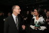 Metropolitan Opera general manager Peter Gelb and Musician of the Year Anna Netrebko, one of the Met's top stars.