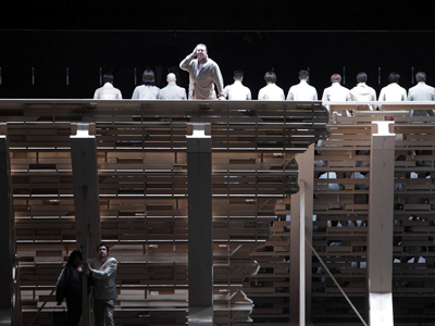 Árpád Schilling’s stadium-bound Rigoletto for Bavarian State Opera