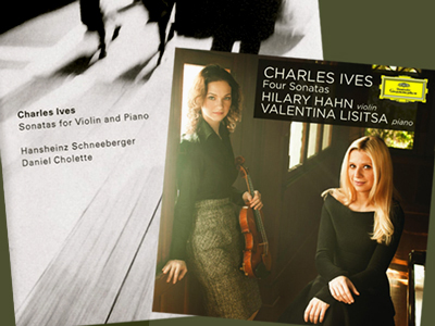 Violin sonatas of Charles Ives on CD