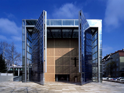 Doors of the Herz-Jesu-Kirche in Munich