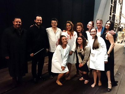 Cast and conductor for Rusalka in Munich in June 2017