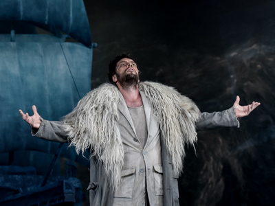 Hungarian bass Gábor Bretz sings the title role of Der fliegende Holländer at Oberammergau