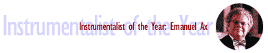 Instrumentalist of the Year - Emanuel Ax