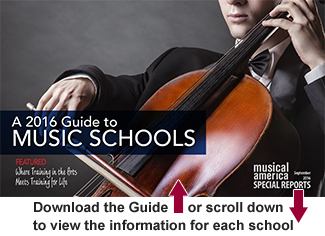 2014-15 Guide to Music Schools