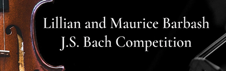 Lillian and Maurice Barbash J.S Bach Competition